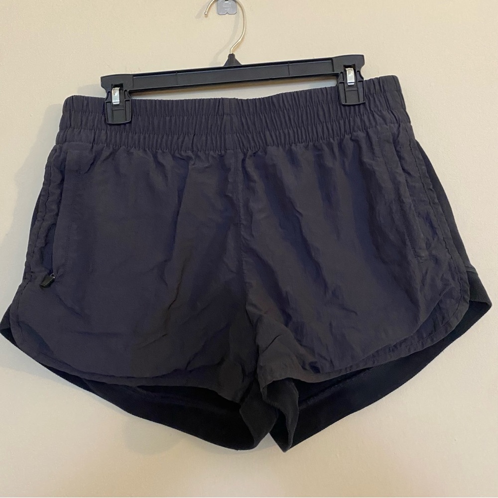 Fabletics Black High Rise Athletic Sweat Shorts L